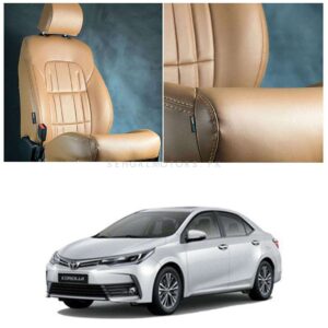 toyota corolla audi style brown brown seat covers 2014 2021